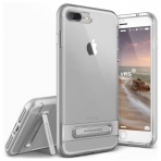 VRS Design iPhone 7 Plus Crystal Bumper Serisi Klf (MIL-STD-810G)-Light Silver