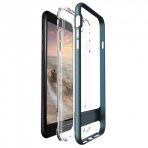 VRS Design iPhone 7 Plus Crystal Bumper Serisi Klf (MIL-STD-810G)-Steel Blue