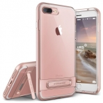 VRS Design iPhone 7 Plus Crystal Bumper Serisi Klf (MIL-STD-810G)-Rose Gold