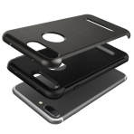 VRS Design iPhone 7 Plus Duo Guard Serisi Klf (MIL-STD-810G)-Titanium Black