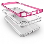 VRS Design Samsung Galaxy Note 5 Crystal Bumper Klf (MIL-STD-810G)-Hot Pink