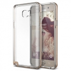 VRS Design Samsung Galaxy Note 5 Crystal Bumper Klf (MIL-STD-810G)-Shine Gold