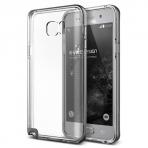 VRS Design Samsung Galaxy Note 5 Crystal Bumper Klf (MIL-STD-810G)-Dark Silver