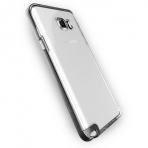 VRS Design Samsung Galaxy Note 5 Crystal Bumper Klf (MIL-STD-810G)-Dark Silver
