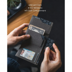 VULKIT Airtag RFID Erkek Czdan (Grey)