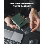 VULKIT Airtag RFID Erkek Czdan (Green)