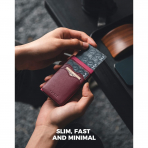 VULKIT Minimalist Kadn Czdan (Wine)