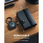 VULKIT Airtag RFID Erkek Czdan (Black)