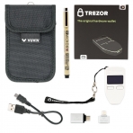 VUVIV Trezor Bitcoin Wallet Seti-White