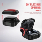 Valkit Galaxy Buds FE/Buds2 Pro Klf -Black Red 