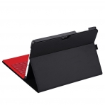 Valkit Microsoft Surface 3 Deri Stand Klf-Black