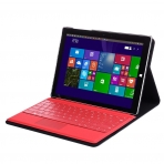 Valkit Microsoft Surface 3 Deri Stand Klf-Blue