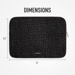 Vandel Laptop Sleeve anta (13.3 in)-Black Leopard