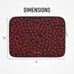 Vandel Laptop Sleeve anta (13.3 in)-Red Floral