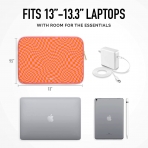 Vandel Laptop Sleeve anta (13.3 in)-Pink Checker