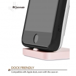 Vena Apple iPhone 6S Plus / 6 Plus Deri Czdan Klf-Rose Gold-Black