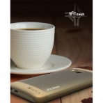 Vena HTC One M9 Brushed Alminyum Dayankl Klf-Champagne Gold