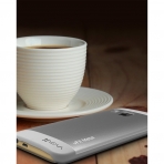 Vena HTC One M9 Brushed Alminyum Dayankl Klf-Satin Silver