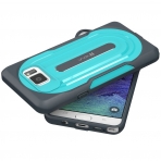 Vena Samsung Galaxy Note 5 Rugged Klf-Dark Gray-Turquoise Teal