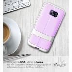 Vena Samsung Galaxy S7 Edge Slim Hybrid Klf-Silver-Lavender