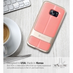 Vena Samsung Galaxy S7 Slim Hybrid Klf-Gold-Coral Pink