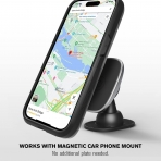 Vena vCommute Apple iPhone 14 Pro Kartlkl Deri Klf (MIL-STD-810G)-Slate Black