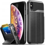 Vena vCommute Serisi iPhone Xs Max Kartlkl Klf (MIL-STD-810G)-Gray