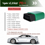 Vgate vLinker FD+ Bluetooth OBD2 Ara� Tan� Cihaz�