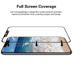 Vigeer Apple iPhone X Temperli Cam Ekran Koruyucu (Siyah)