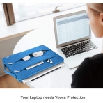 Voova MacBook Air/Pro Laptop Sleeve anta (13-13.3 in)-Light Blue
