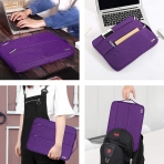 Voova MacBook Air/Pro Laptop Sleeve anta (13-13.3 in)-Purple