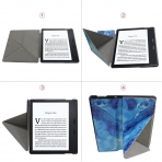 WALNEW Kindle Oasis Deri Stand K�l�f (7 in�)-Navy Blue