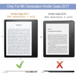 WALNEW Kindle Oasis Deri Stand K�l�f (7 in�)-Navy Blue