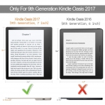 WALNEW Kindle Oasis Deri Stand K�l�f (7 in�)-Black