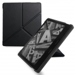 WALNEW Kindle Oasis Deri Stand Klf (7 in)-Black