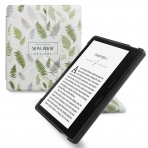 WALNEW Kindle Oasis Deri Stand Klf (7 in)-Plants