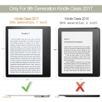 WALNEW Kindle Oasis Deri Stand K�l�f (7 in�)-Dandelion