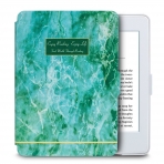 WALNEW Kindle Paperwhite Desenli Klf (6 in)-Cyan Marble