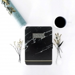 WALNEW Kindle Paperwhite Desenli Klf (6 in)-Black Marble