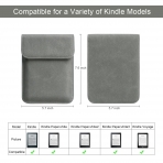 WALNEW Kindle Paperwhite Klf (6 in)-Grey