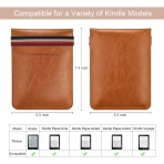WALNEW Kindle Sleeve Klf (6 in)-Brown