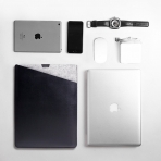 WALNEW Macbook Pro Sleeve anta (15 in)-Black