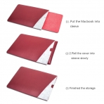 WALNEW Macbook Pro Sleeve anta (15 in)-Red