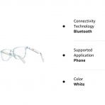 WGP Akll Anti Mavi Ik Gzlk (White)