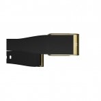 WHOOP 5.0 LeatherLuxe Tapered Kay�� (BlackGold)-S-M