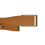 WHOOP 5.0 Uyumlu LeatherLuxe Kay(CamelGold)-L