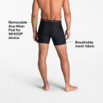 WHOOP 5.0 ve MG Uyumlu Akll Spor Boxer(Black)-XXL