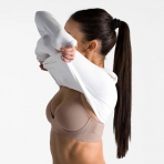WHOOP 5.0 ve MG Uyumlu Akll T-Shirt Bralet(Taupe)-M