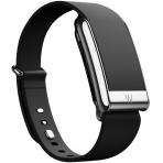 WHOOP MG Uyumlu LeatherLuxe Kay(BlackTitanium)