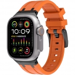WINGLE Apple Watch Ultra 2. Nesil Silikon Kay (49mm)-Orange